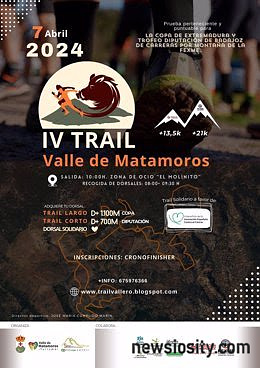 Ein Teil der Anmeldungen für den IV Trail Valle de Matamoros wird der spanischen Vereinigung gegen Krebs zugeteilt