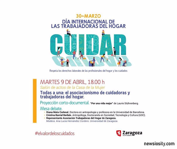 Zaragoza beteiligt sich mit der Kampagne „Take Care“ am Internationalen Tag der Hausangestellten