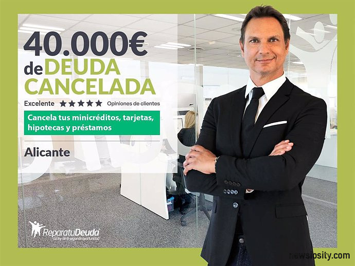 ERKLÄRUNG: „Reparieren Sie Ihre Schulden“ streicht 40.000 € in Alicante (Valencianische Gemeinschaft) mit dem Gesetz der zweiten Chance