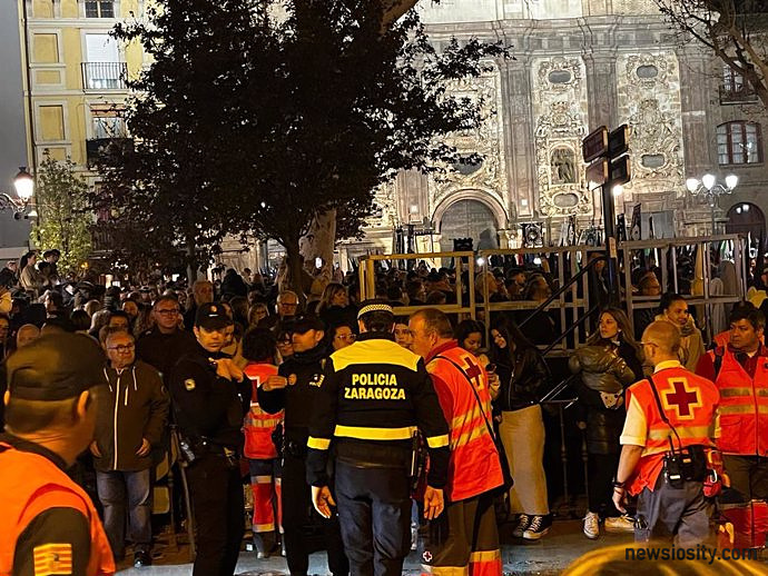 Das Rote Kreuz mobilisiert etwa 30 Freiwillige für die Prozession zum Heiligen Begräbnis von Saragossa
