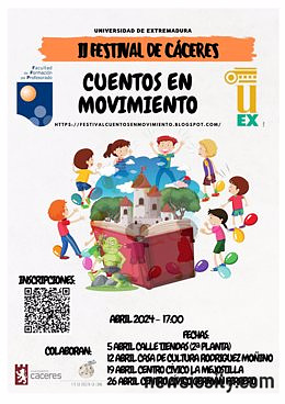 Das II. Festival „Stories in Motion“ der UEx findet jeden Freitag im April in Cáceres statt