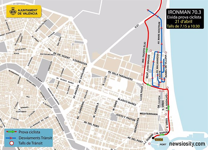 Verkehrsbehinderungen und Parkbeschränkungen an diesem Wochenende in der Stadt für den Ironman 70.3