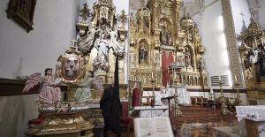 In der Kirche San Agustín findet an diesem Donnerstag die Aufführung der fünf Wunden statt
