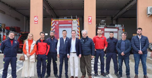 Galmés unterstreicht bei einem Besuch der Feuerwache von Felanitx das Engagement des Rates für die Feuerwehr von Mallorca