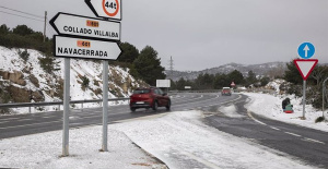 In der Sierra de Madrid gilt morgen Alarmstufe Gelb, da sich Schnee von bis zu fünf Zentimetern ansammelt