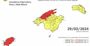 Die Regierung aktiviert für diesen Freitag den maximalen Feueralarm auf Ibiza