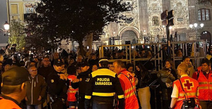 Das Rote Kreuz mobilisiert etwa 30 Freiwillige für die Prozession zum Heiligen Begräbnis von Saragossa
